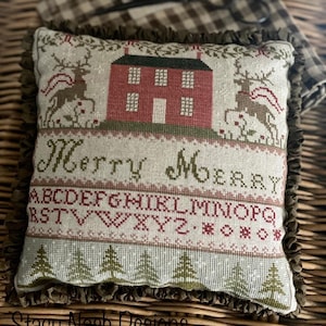 Merry Merry Pinkeep - cross stitch chart by Stacy Nash