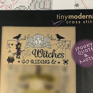 When Witches go Riding - Part 1-  Cross Stitch Chart by Tiny Modernist