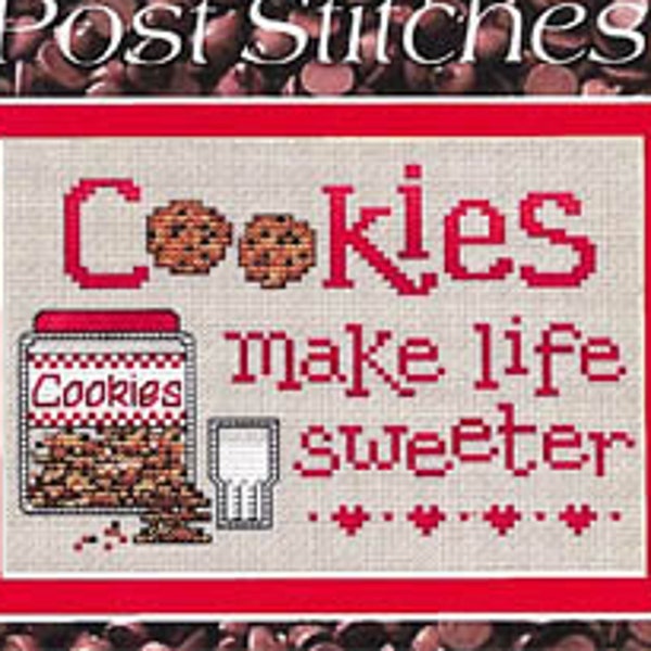 Cookies - Cross Stitch Chart - Sue Hillis, Free Shipping and Fast Delivery,