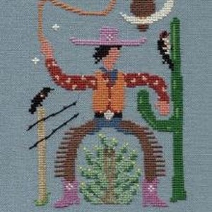 Beau Leggy Cross Stitch Chart