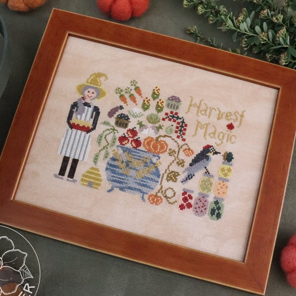 Harvest Magic - Cross Stitch chart by The Blue Flower