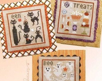 Square Dance - Halloween 1 - Cross Stitch Chart by Heart In Hand Needleart