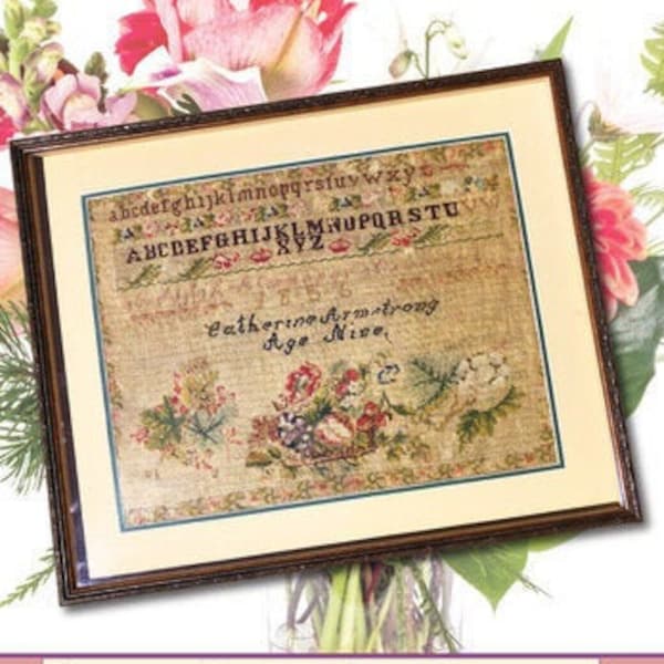 Catherine Armstrong 1856 - cross stitch chart by Cross Stitch Antiques