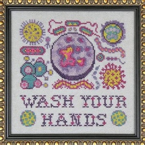 Arranging Microbes - Cross Stitch Chart by Ink Circles