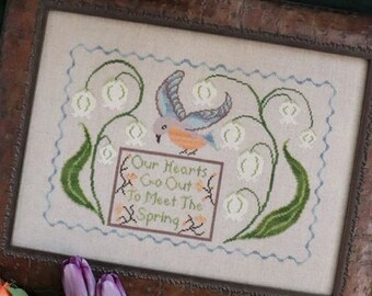 Our Hearts Go Out  - Cross Stitch Chart by The Blue Flower