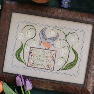 Our Hearts Go Out  - Cross Stitch Chart by The Blue Flower