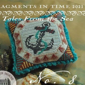 Frammenti nel tempo Racconti dal mare n. 8 - Schema punto croce 2020 di Summer House Stitche Workes