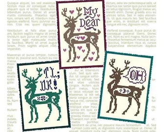 Deer Me Cross Stitch Chart