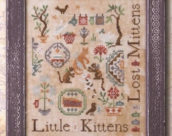 Three Little Kittens - Cross Stitch Chart by Ink Circles