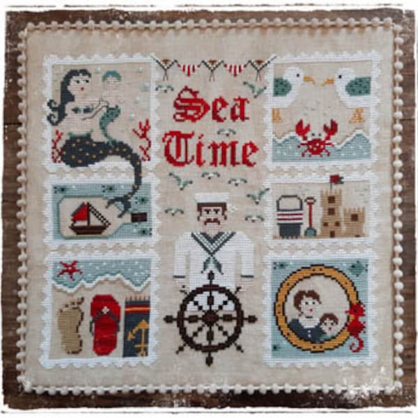 Sea Time - Cross Stitch Chart by Fairy Wool in the Wood