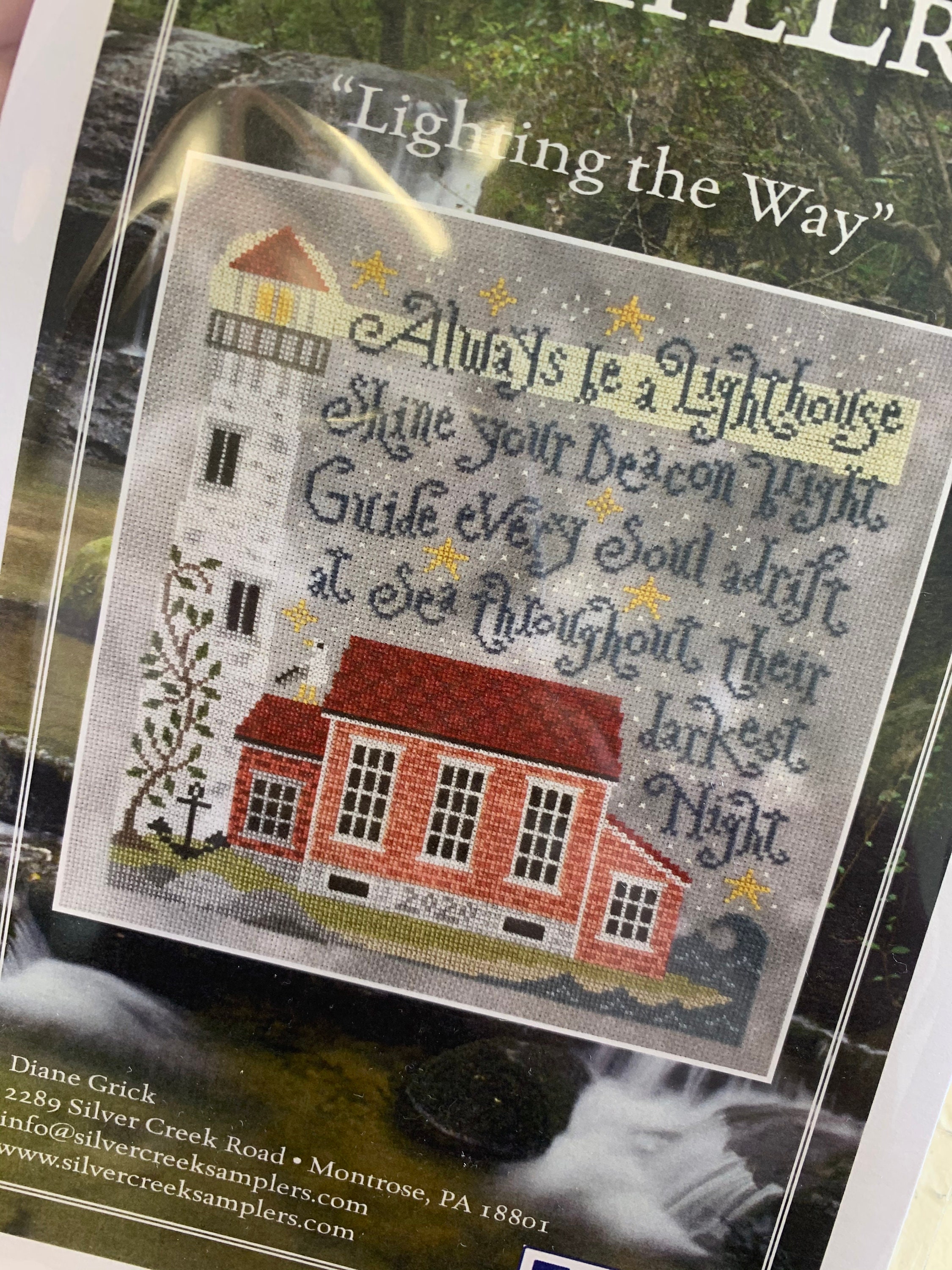 Lighting the Way Cross Stitch Chart by Silver Creek Etsy