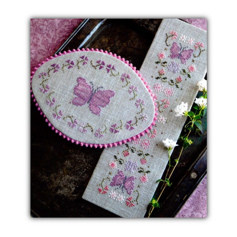 Free and Fast Shipping Annalee Waite Garden Path Cross Stitch Pattern Embroidery Chart