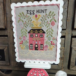 Egg Hunt -  Cross Stitch Chart by Quaint Rose Needlearts