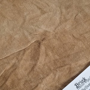 Brick - 32 Cashel linen from Fiber on a Whim
