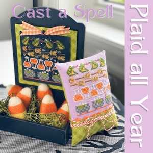 Het hele jaar geruit - Maanden van het jaar Cross Stitch Charts door Hands on Design
