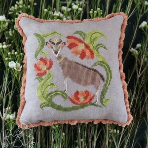 Tudor Goat - Cross Stitch Chart by The Blue Flower