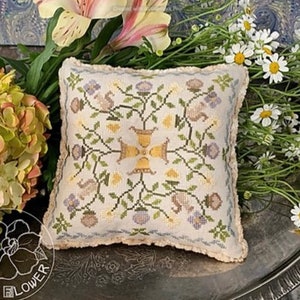 Summer Acorns Cross Stitch Chart
