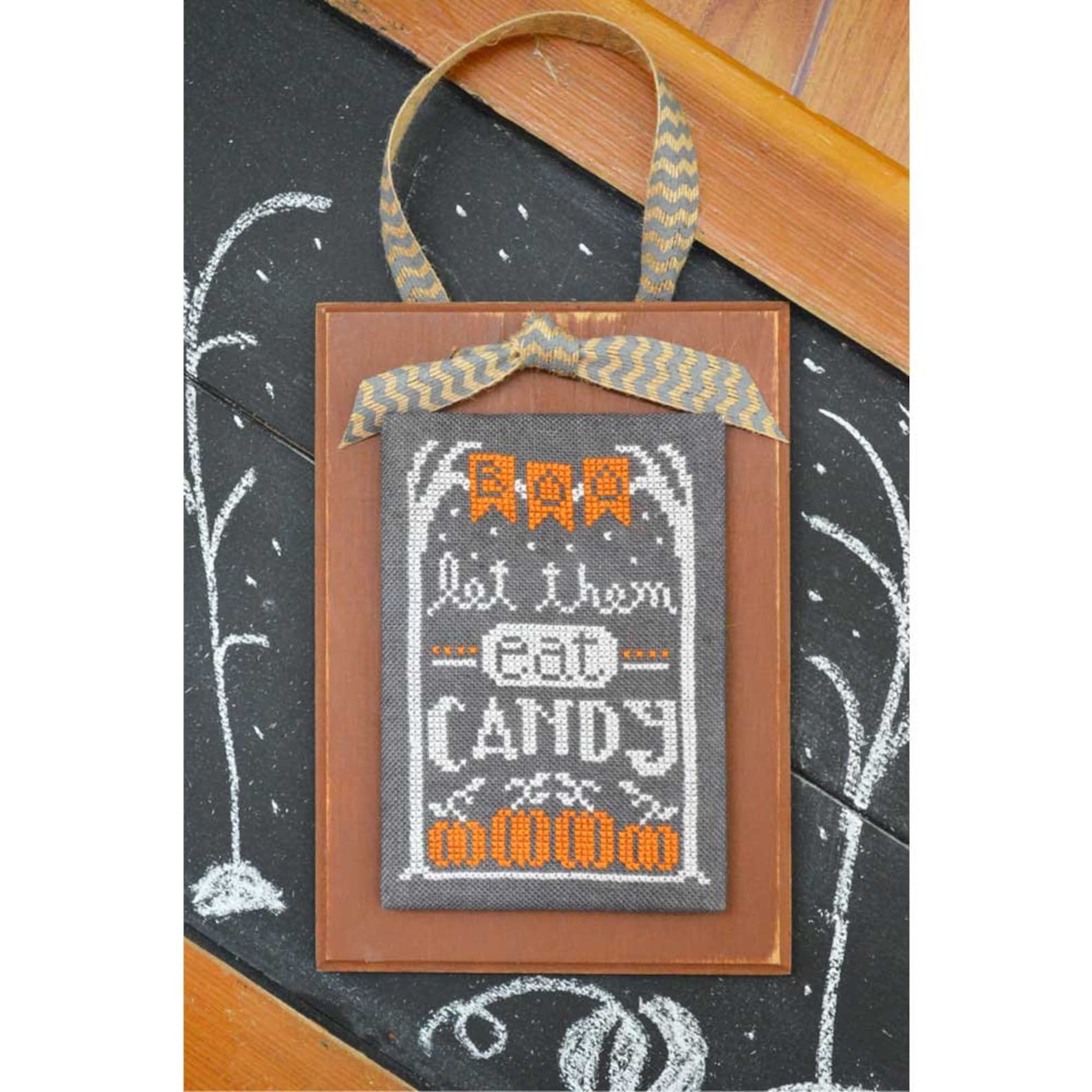 A Year in Chalk October - Cross Stitch Pattern by Hands on Design - Etsy