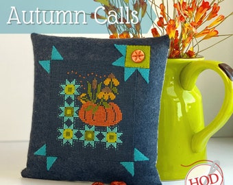 Autumn Calls - cross stitch chart by Hands on Design