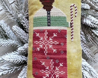 Santa Sock - Cross Stitch Chart by Lucy Beam