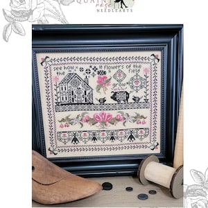 Quaint Quakers Spring -  Cross Stitch Chart by Quaint Rose Needlarts