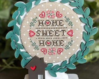 Home Sweet Home - cross stitch chart by Textilly Crafts