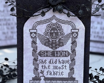 She Won - Cross Stitch chart by Dirty Annie