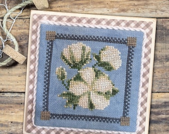 Gulf Coast Treasures: Cotton Blossom - cross stitch chart by Dirty Annie