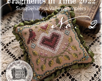 2022 Fragments in Time #2 - cross stitch chart by Summer House Stitche Works