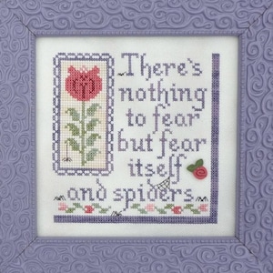 Nothing to Fear (except Spiders!) - Cross Stitch Chart by My Big Toe