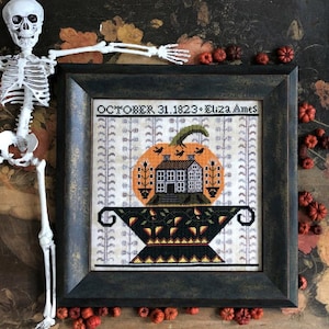 Jack&#39;s Urn - cross stitch chart by Kathy Barrick