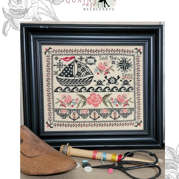 Summer Quaker Cross Stitch - Etsy