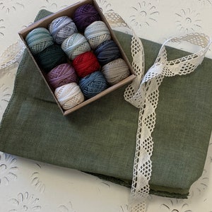 Kudzu 30ct linen from Weeks Dye Works