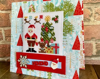 Ho! Ho! Ho! - cross stitch KIT by Dirty Annie