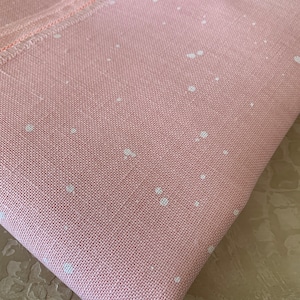 Rose Splash Linen - 32ct linen