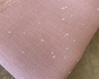 Rose Splash Linen - 32ct linen