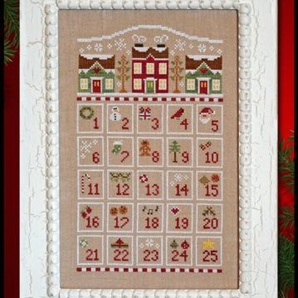 Countdown to Christmas - Cross Stitch Chart by Country Cottage Needleworks