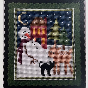 Waiting for Santa - cross stitch kit by Val's Stuff