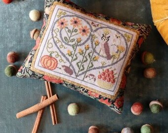 Seasons of the Heart Autumn  - Cross Stitch Chart by The Blue Flower