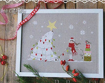 The Bear and the Girl - Cross Stitch Chart by Madame Chantilly
