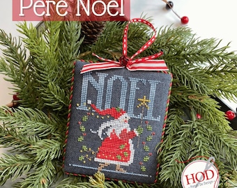 Pere Noel - Cross Stitch chart by Hands on Design