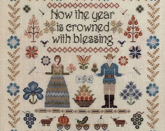 Harvest Hymn Cross Stitch Pattern
