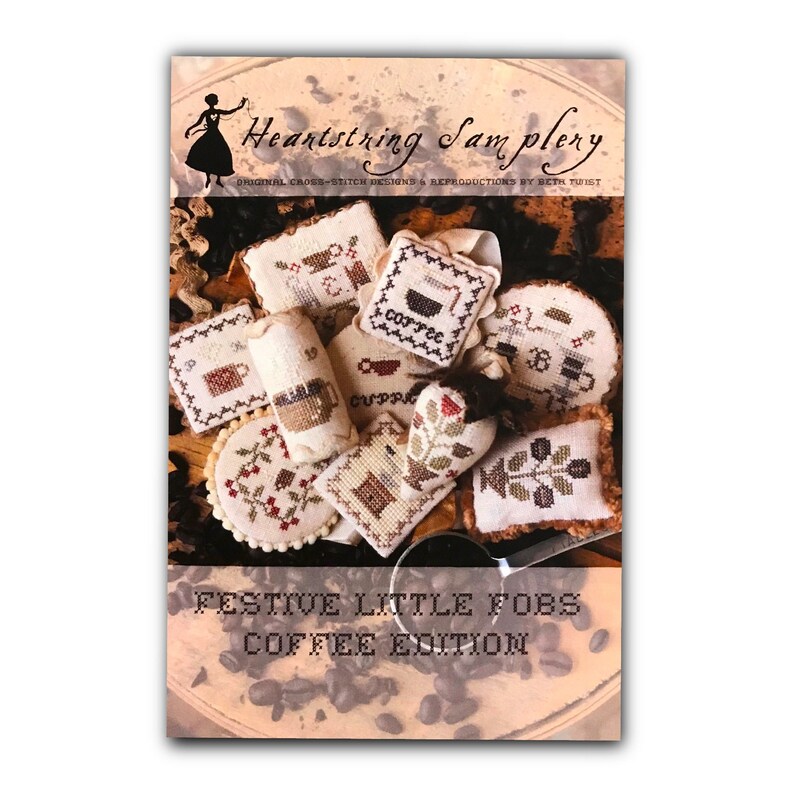 Coffee Edition Festive Little Fobs Cross Stitch Pattern