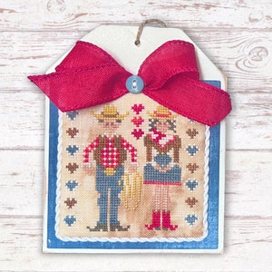 Mr. and Mrs. Western -  Cross Stitch chart by Dirty Annie