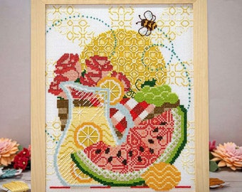 Sweet Summertime - cross stitch chart by Counting Puddles