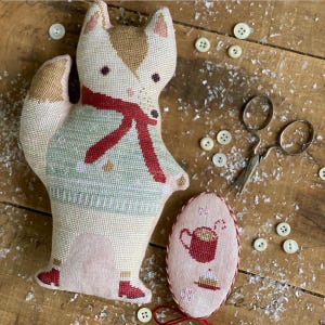 Blizzard: Animal Crackers Series - kruissteekkaart van Stacy Nash