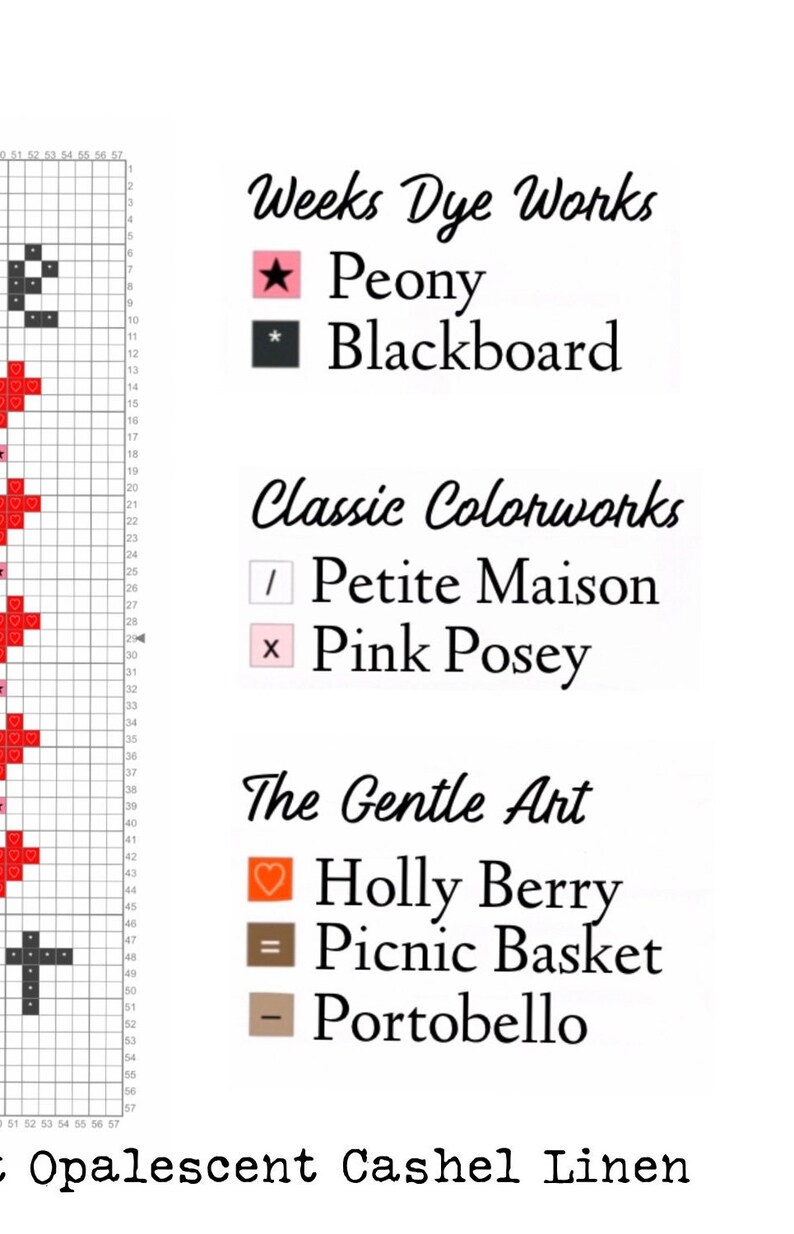 Classic Color Works Chart.pdf Not My Pasture - Cross Stitch Chart by Dirty Annie - Etsy