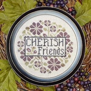 Cherish Friends - Cross Stitch Chart by My Big Toe