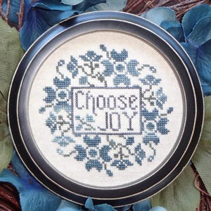 Choose Joy - Cross Stitch Chart by My Big Toe