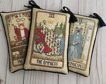 Cat Tarot III - the Empress - Cross Stitch Chart by Dirty Annie - Etsy